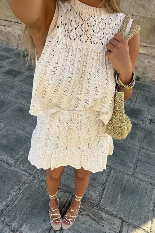 stories crochet dress Sirdar Stories DK Cheeky Chevron Mini Dress Pattern 10833 Littlewoolshop.com