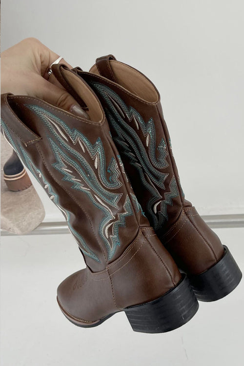 Legend Faux Leather Western Boot - 2 Colors