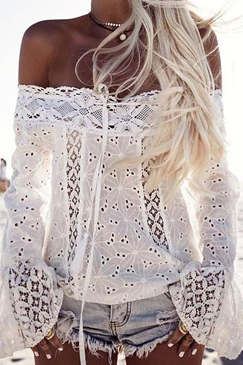 Lace Long Sleeve Homestead Top