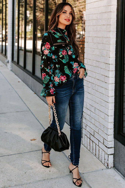 Bounty Of Blooms Floral Lace Top