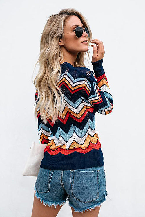 Make a Rainbow Stripes Sweater