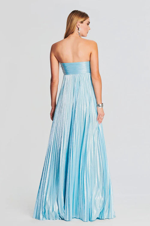 Glorious Shine Metallic Pleated Maxi Dress - 5 Colors