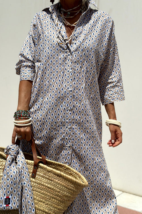 Sweet At Heart Striped Print Midi Dress - 5 Colors