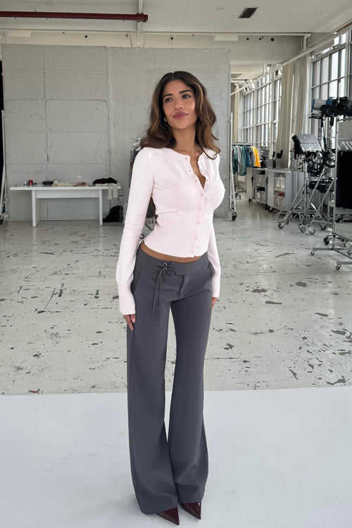 Snuggly Days Button Down Cropped Knit Sweater - 6 Colors