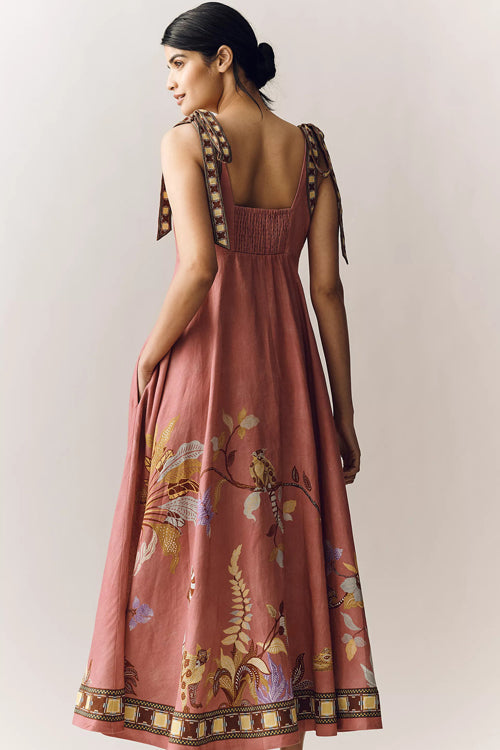 Flowery Passion Floral Print Maxi Dress - 2 Colors