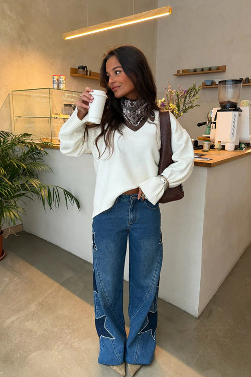 Cooper Super Stretch Stars Wide Leg Jeans - 4 Colors