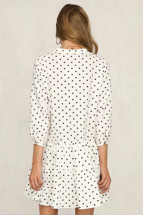 Living The Dream Dot Mini Dress - 2 Colors