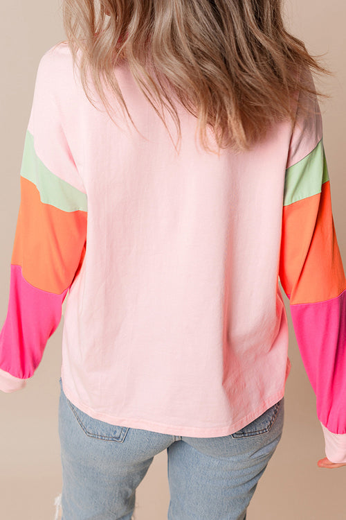 Chic on Repeat Pink Long Sleeve Top