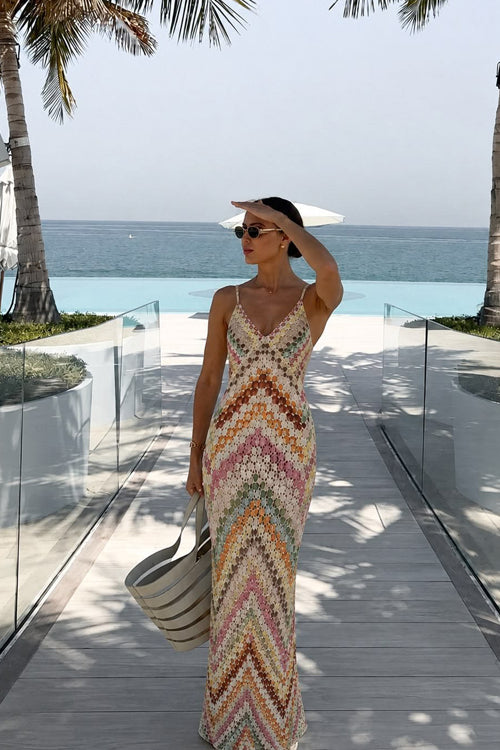 Favorite Icon Print Open Back Maxi Dress - 2 Colors