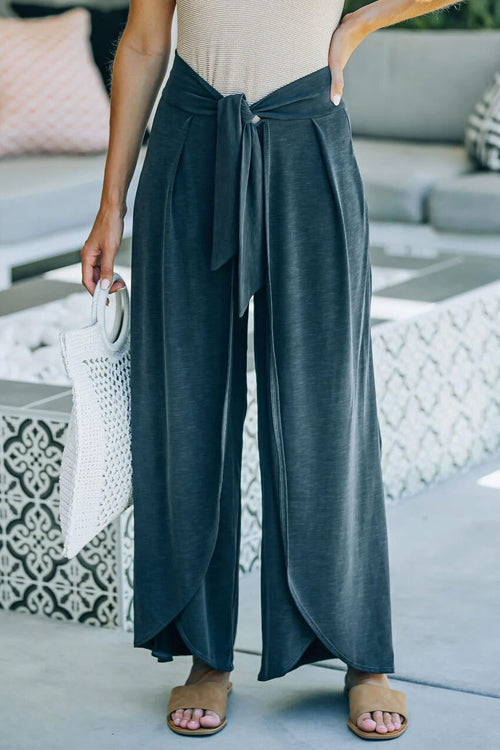All Vibes Right Cotton Wide-Leg Pants - 4 Colors