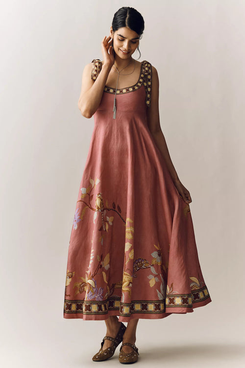 Flowery Passion Floral Print Maxi Dress - 2 Colors