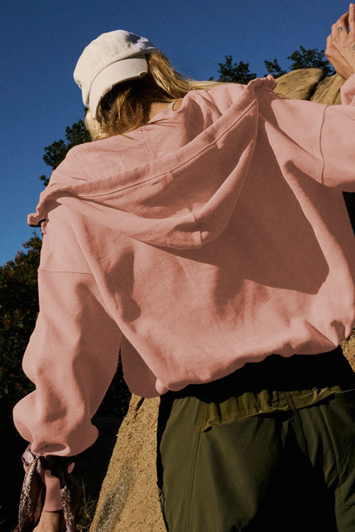 Cuddled Up Days Pocket Hoodie Top - 6 Colors