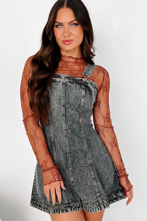 On this Sweet Day Light Wash Denim Mini Dress - 3 Colors