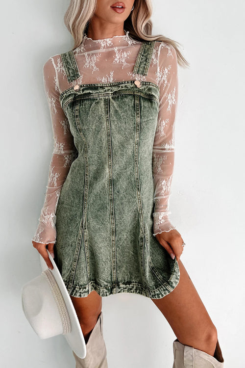 On this Sweet Day Light Wash Denim Mini Dress - 3 Colors