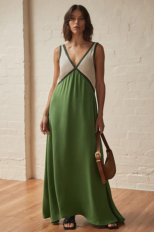 Easily Gorgeous V-Neck Sleeveless Maxi Dress - 6 Colors