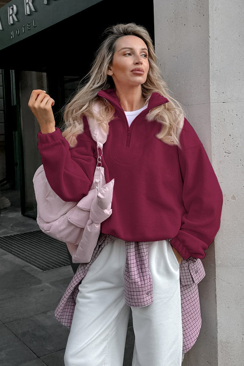 Cozy Sweetness Fleece Pullover Sweatshirt - 5 Colors