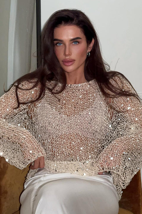 Let's Get Away Sequins Knit Top - 4 Colors