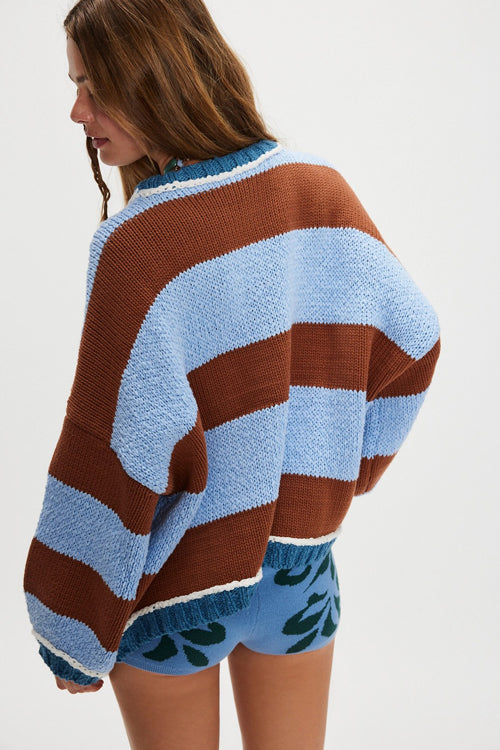 Moments of Cozy Striped Pullover Sweater - 3 Colors