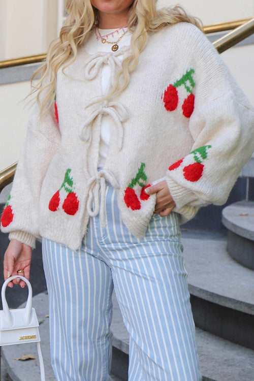 All For The Best Strawberry Knit Cardigan Sweater - 5 Colors