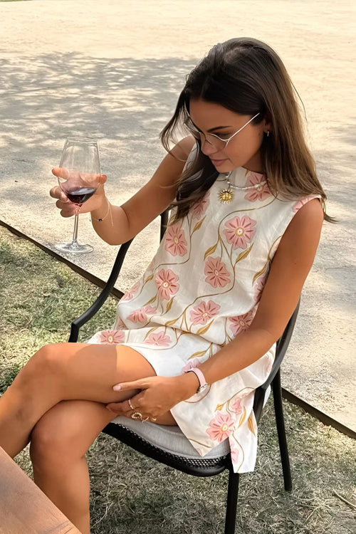 Chic Ease Print Sleeveless Mini Dress - 3 Colors
