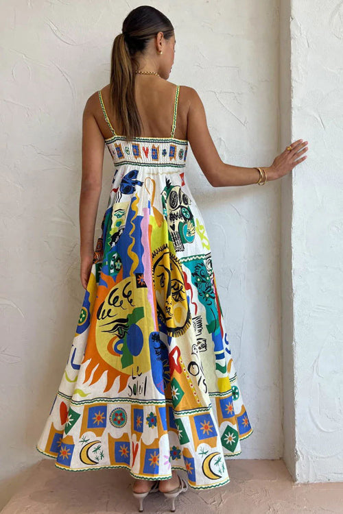 Share Your Happiness Print Maxi Dress - 9 Colors