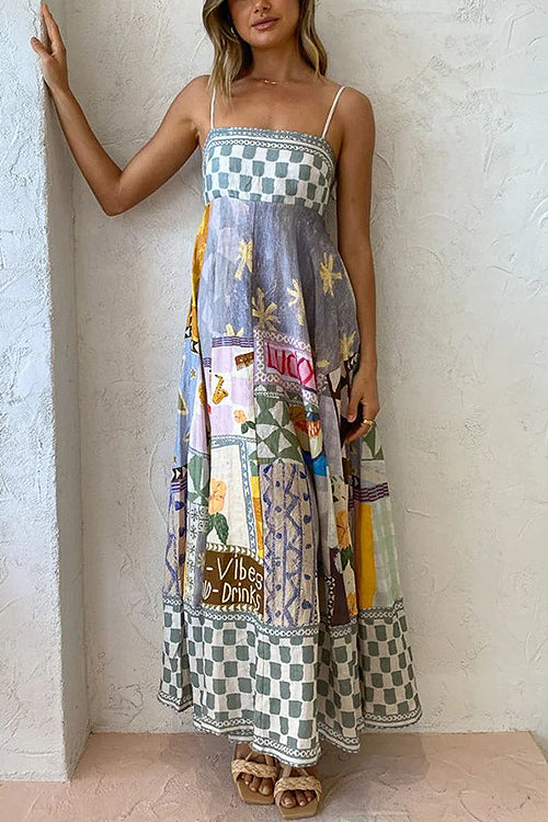 Share Your Happiness Print Maxi Dress - 10 Colors