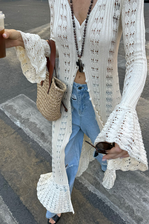 Take It Easy Crochet Knit Cardigan - 3 Colors