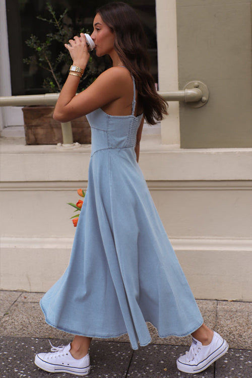 Little Moments A-Line Maxi Dress