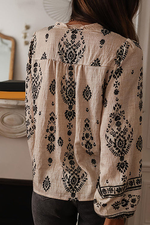 Feeling So Cute Print Cotton Top - 2 Colors