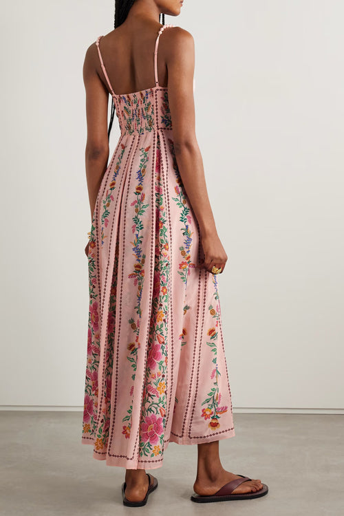 Sunday Stories Pink Floral Maxi Dress