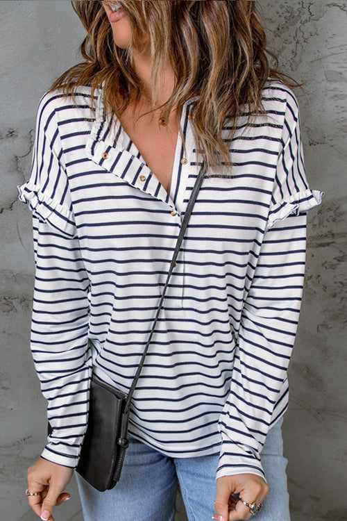 Chase Your Dreams Striped Long Sleeve Top