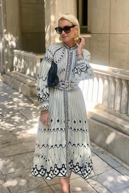 what a feeling midi dress Blue Floral Velvet Midi Dress- 2000s Style Dresses- Creamon Dresses Small