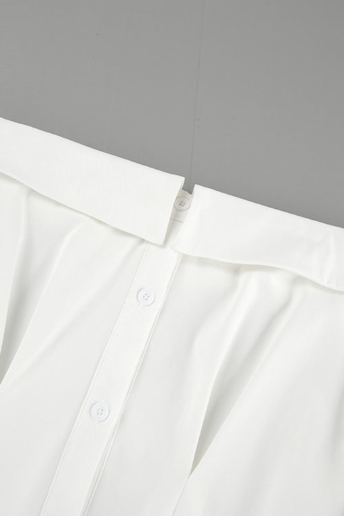 Demure and Sweet Off Shoulder Long Sleeve Top