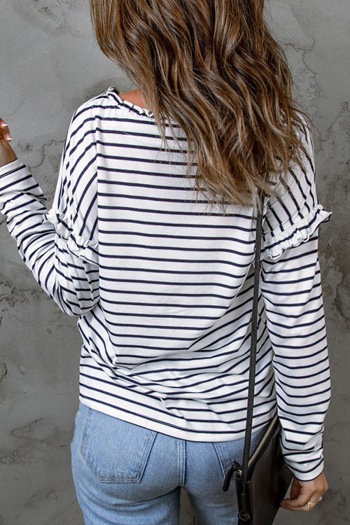 Chase Your Dreams Striped Long Sleeve Top