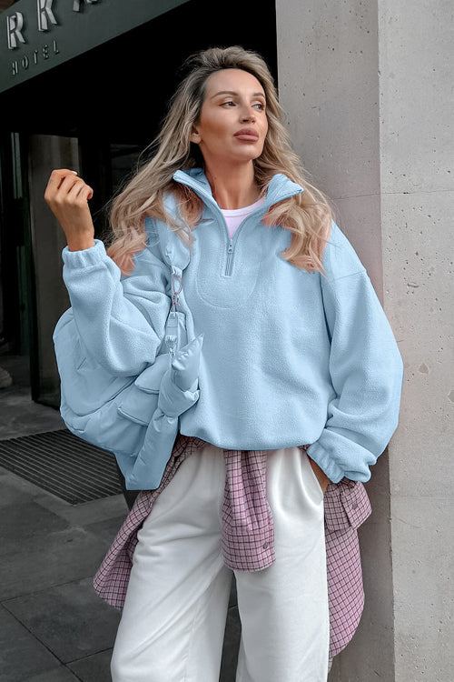 Cozy Sweetness Fleece Pullover Sweatshirt - 5 Colors