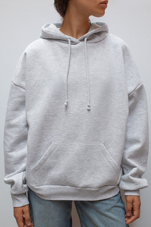 Casual Energy Sequin Wing Graphic Relaxed Hoodie