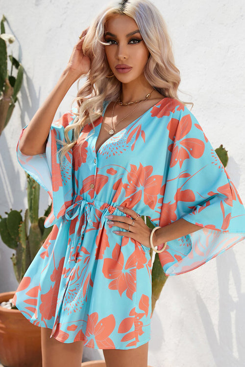 Lost To Love Printed Button Down Mini Dress - 5 Colors