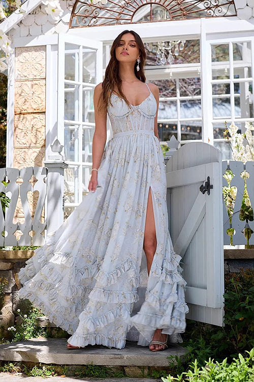 Real Romance Floral Print Maxi Dress - 5 Colors