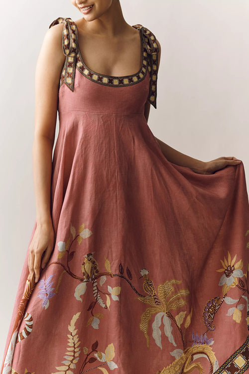Flowery Passion Floral Print Maxi Dress - 2 Colors