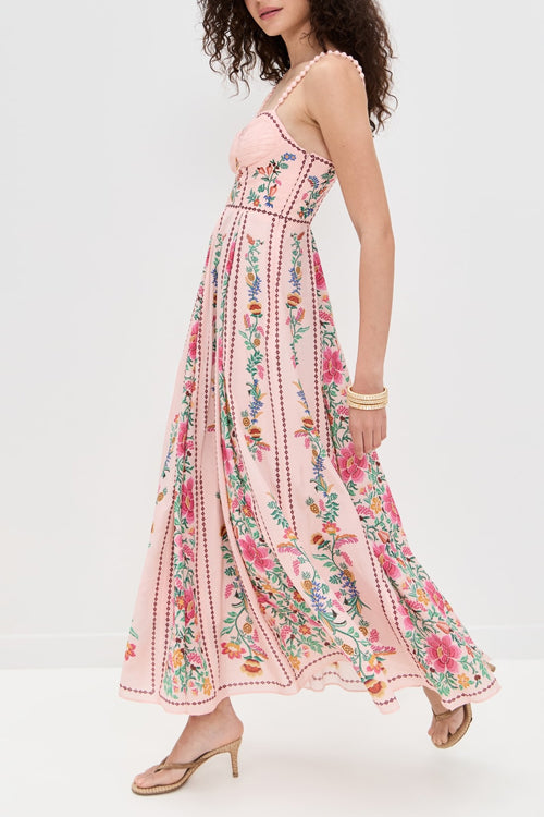 Sunday Stories Pink Floral Maxi Dress