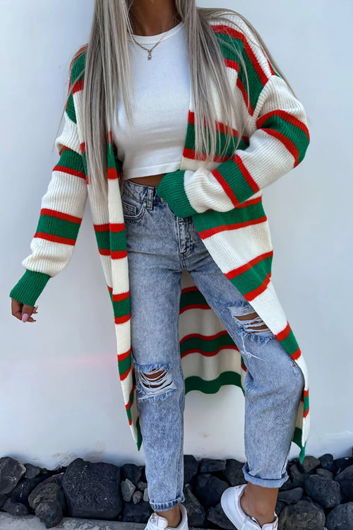 Clement Striped Longline Cardigan - 3 Colors