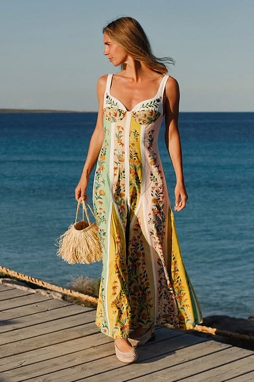 Field Day Printed Midi Dress