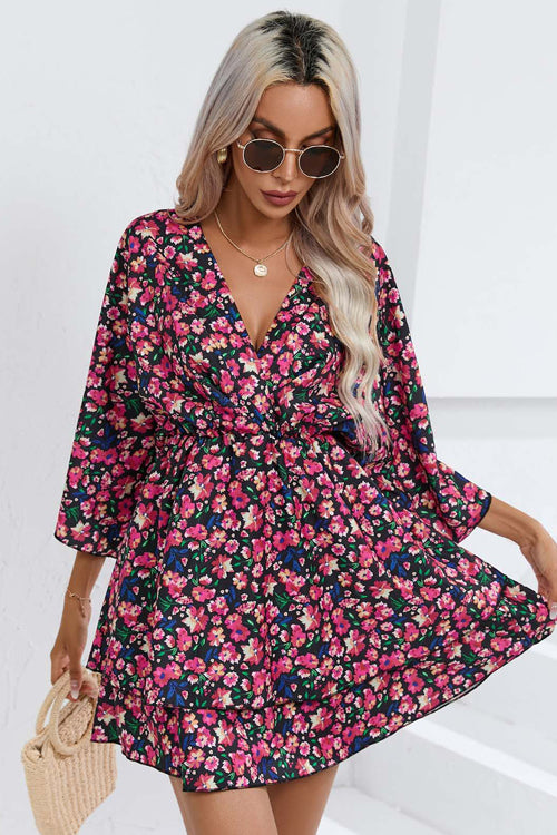 Love Boldly Floral Print Mini Dress - 3 Colors