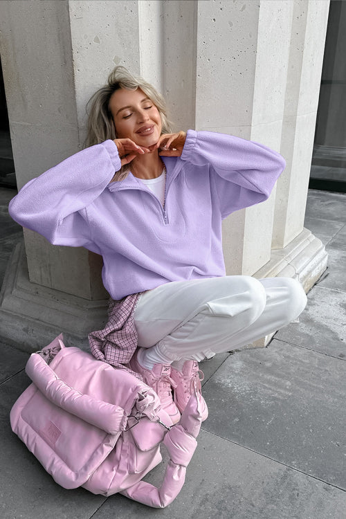 Cozy Sweetness Fleece Pullover Sweatshirt - 5 Colors