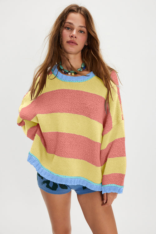Moments of Cozy Striped Pullover Sweater - 3 Colors
