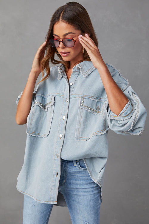 More Than Ready Denim Shacket - 2 Colors