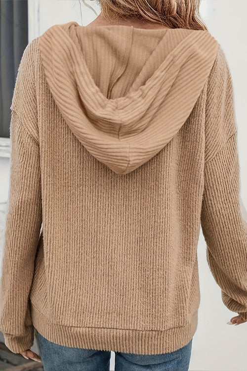 Coquette Cozy Button Knit Pullover