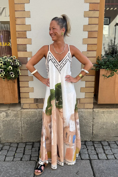 Wondrous Muse V-Neck Printed Maxi Dress - 4 Colors