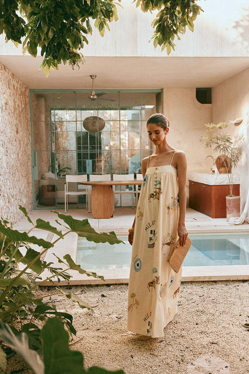 flax maxi dress Slipster - Linen Maxi Dress