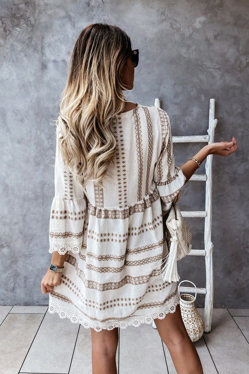boho lace mini dress Spell Stevie Lace Boho Mini Dress